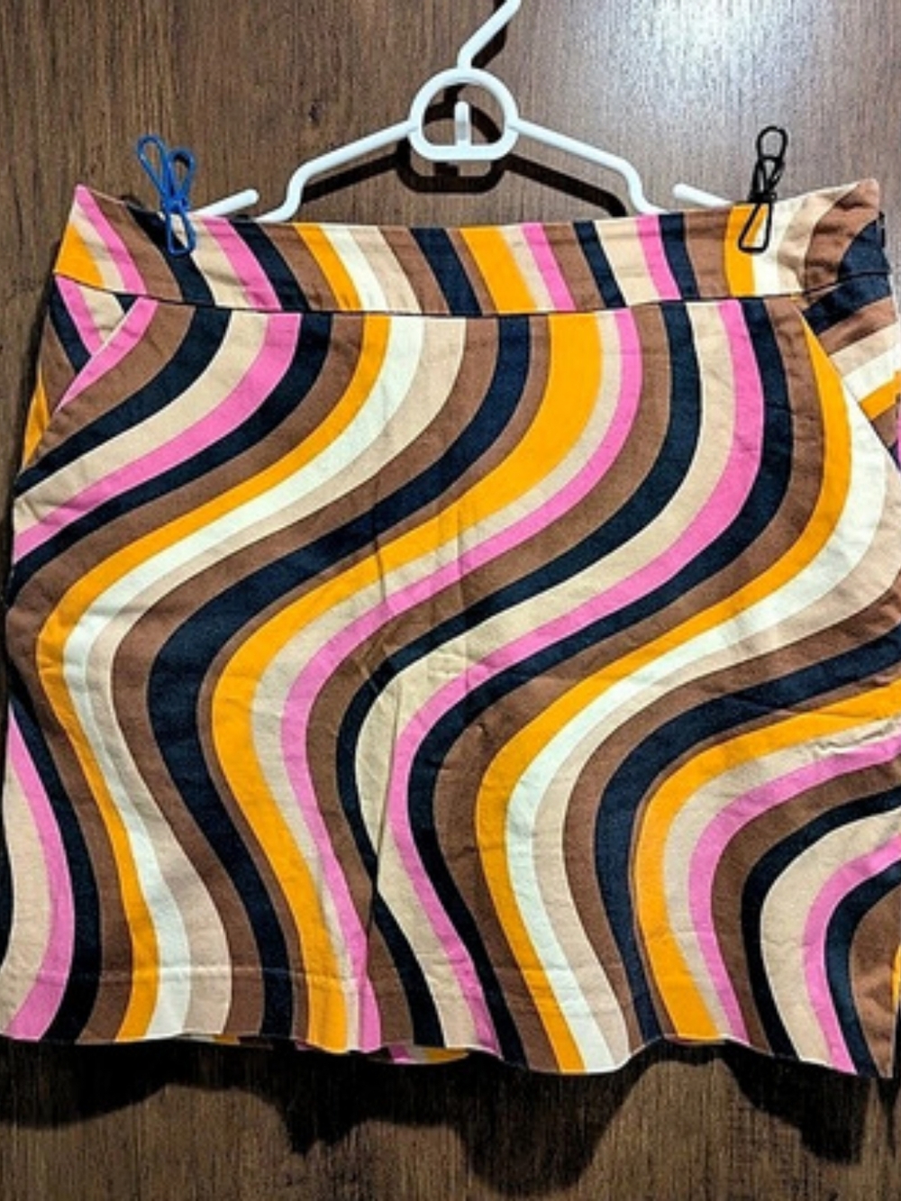 Loudmouth Golf Retro Psychedelic Print Mini Skirt Size 8